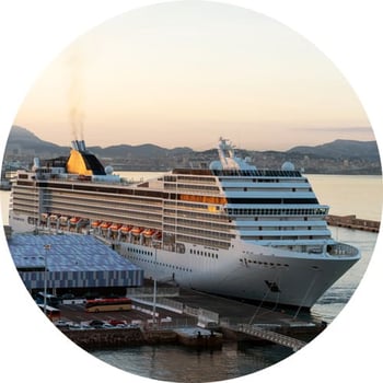 Cruise Boat at Port Cruise Boat at Port