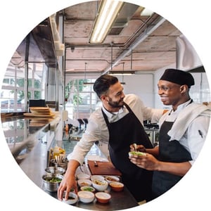 Culinary Kitchen Employee Teamwork