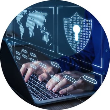 Cybercriminal on Laptop