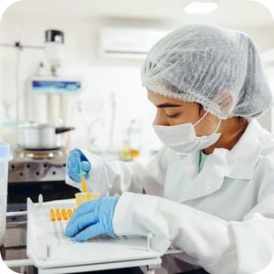 Female Scientist Working in Laboratory
