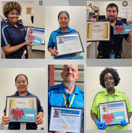 Frontline Janitorial Employees with Awards