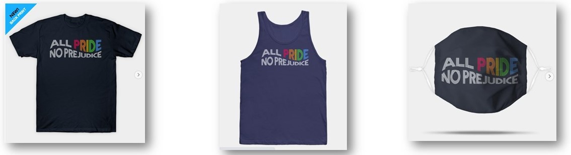 All Pride No Prejudice Products